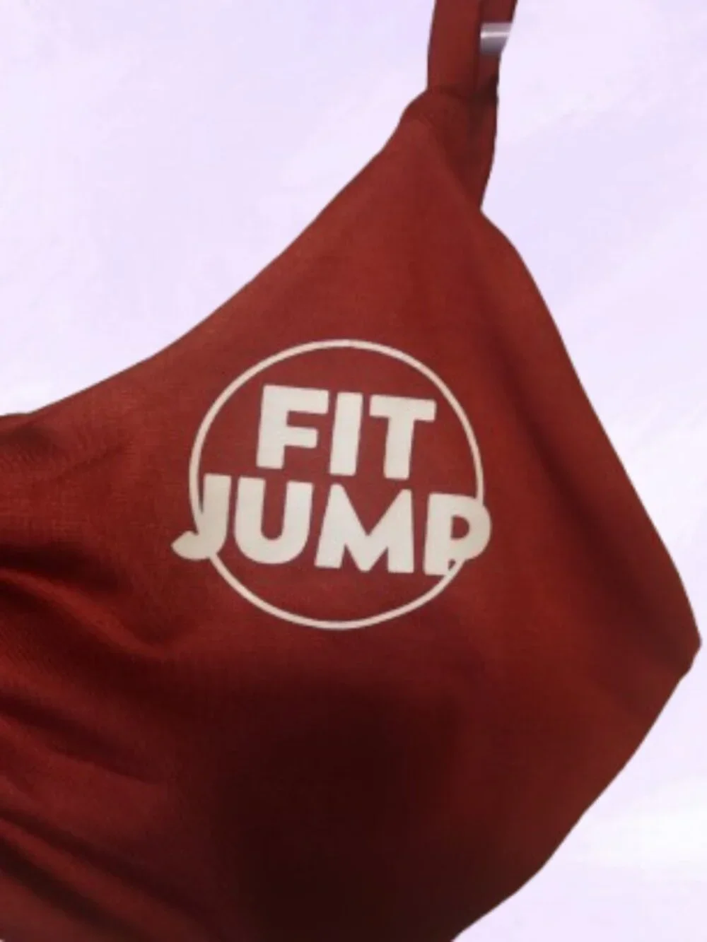 Bundle of 5 of xs's sports bras in burgundy, gray and blue. Sporty exercise work